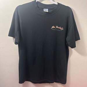 Y2K Jerzees Ms. Newby's Panama City Beach 2006 Motorcycle Graphic T-Shirt Size M
